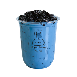 ชาไต้หวันสีน้ำเวิน Deep blue tea ใส่ไข่มุก