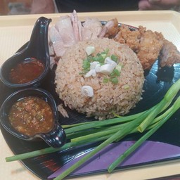 ข้าวมันไก่ผสม