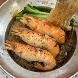 กุ้งแม่น้ำอบวุ้นเส้น