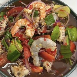 ยำทะเลรวม ปลาร้า