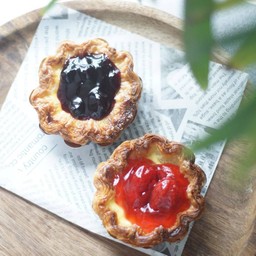 ทาร์ตไข่ ท้อปปิ้ง 2 ชิ้น