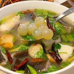 ต้มยำไข่ปลาเรียวเซียว