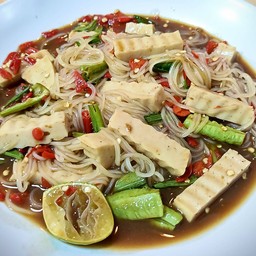 ตำเส้นเล็ก หมูยอ