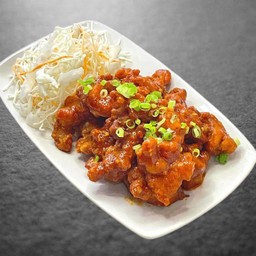 FRIED CHICKEN GRISTLE SPICY/เอ็นไก่ทอด คาราเกะซอสเผ็ด