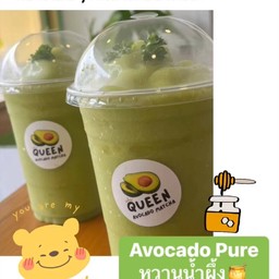 Pure+ Honey (อโวคาโด -ปั่นน้ำแร่-หวานน้ำผึ้ง)