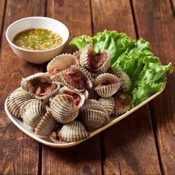 หอยแครงลวก