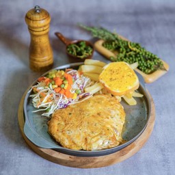 สเต็กไก่ชีส (ไม่เผ็ด)