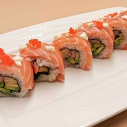 (662) แซลมอน อะโวคาโดโรล Salmon Avocado Rolls