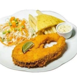 สเต็กปลาแซลมอนทอด