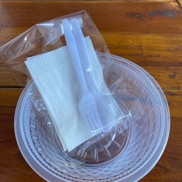 ถ้วย2ใบ+ช้อนส้อม