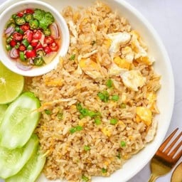 เจียวล้นจาน - ไข่เจียวทรงเครื่อง