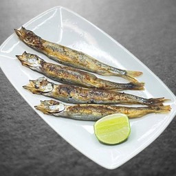 GRILLED SHISHAMO/ปลาไข่ย่างเกลือ
