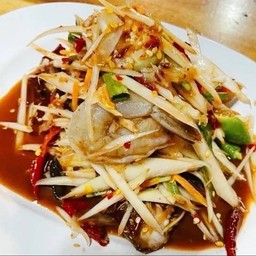 ตำปูปลาร้ากุ้งสด