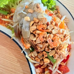 ตำกุ้งสด