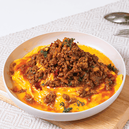 ข้าวไข่ข้นภูเขาไฟไข่ระเบิด