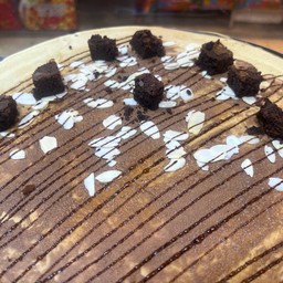 เครปวนิลา นูเทลล่า+บาวนี่+อัลมอนด์ ราดช๊อก