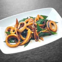 GRILLED SQUID TERIYAKI/ปลาหมึกย่างเทอริยากิ