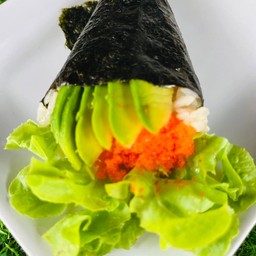 อะโวคาโดไข่กุ้งส้มเตมากิ