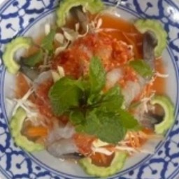 กุ้งแช่น้ำปลา