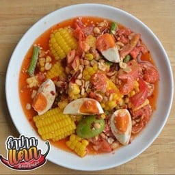 ตำข้าวโพดไข่เค็ม