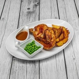 ไก่ครึ่งตัว อบแบบบ้านๆ