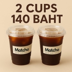 Americano 2 แก้ว ลดพิเศษ