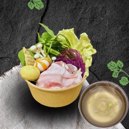 ชาบูพร้อมทาน-ซุปน้ำใส