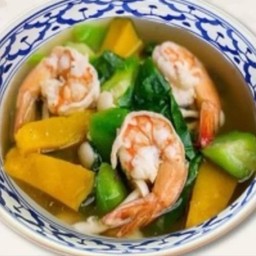 แกงเลียงกุ้งสด