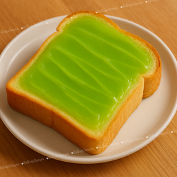 ปังปิ้งนมใบเตย homemade