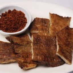 จิ้นแห้งหมู กับ น้ำพริกข่า