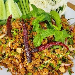 ลาบปลาตะเพียนไร้ก้าง