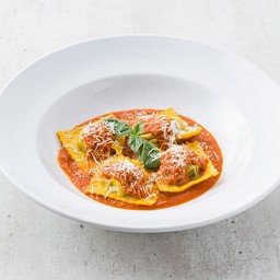 Ravioli with Tomato Sauce