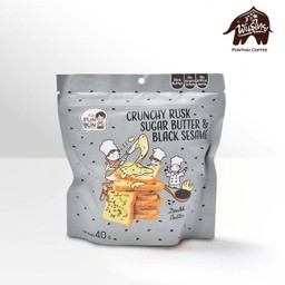 ขนมปังอบกรอบ รสงาดำ ขนาด 40 กรัม