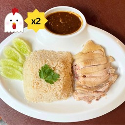 ข้าวมันไก่ล้น (เนื้อไก่นุ่มๆ 2 เท่า!)