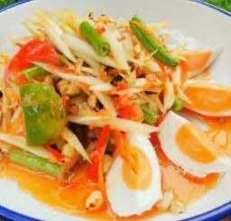 ตำไทยไข่เค็ม