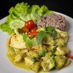 เขียวหวานแห้ง ( ไม่มีข้าว)