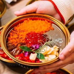 ข้าวกุ้งหวานดอง x มันปู x ไข่ปลา x ไข่กุ้ง