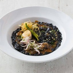 Black Risotto with Scallops