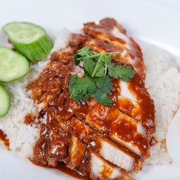 ข้าวหมูกรอบ-ธรรมดา