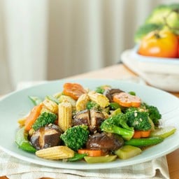 ผัดผักรวมกับ