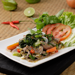 ยำเนื้อมะนาว
