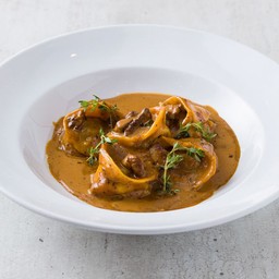 Meat and Foie Gras Ravioli