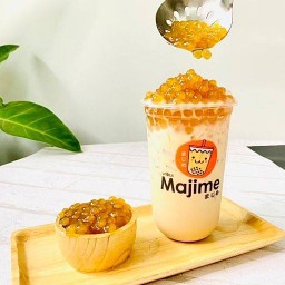 ชานมไข่มุกมาจิเมะ หล่มสัก (ถนนคนเดินไทหล่ม) ถนนคนเดินไทหล่ม