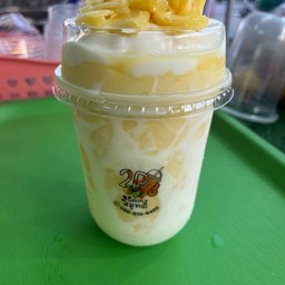 สับปะรดปั่นโยเกิร์ต สมูทตี้