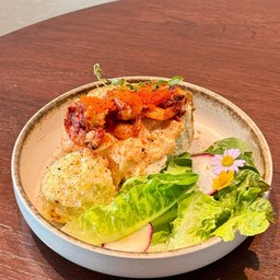 Sriracha Egg Salad With Shrimps