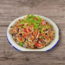 ยำหอยเเครงพริกเผา (250 กรัม)