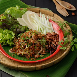 แหนมคลุก