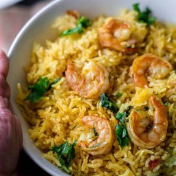 ข้าวหมกปรียานีกุ้ง