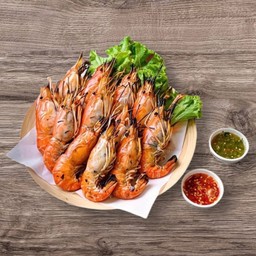 1 กิโลกรัม กุ้งเผา ไซส์ 12- ตัวโล