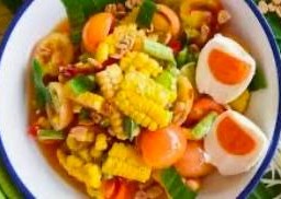 ตำข้าวโพดไข่เค็ม